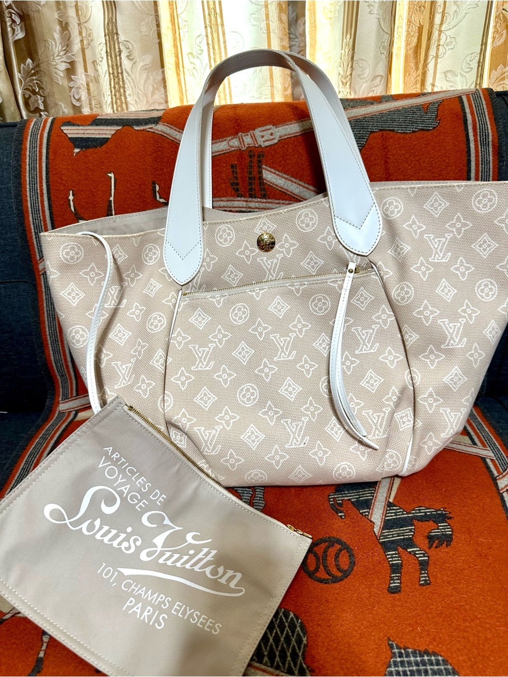 LOUIS VUITTON ❤️🌟MB1019 LIMITED EDITION CABAS IPANEMA GM⭐️ - Picture 3 of 15